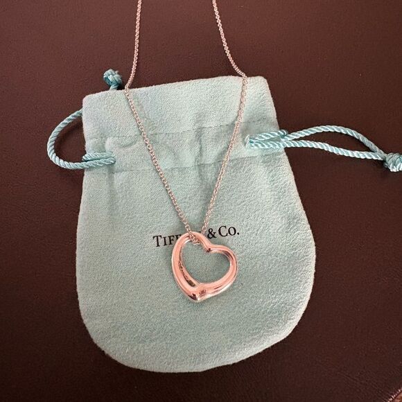 Tiffany & Co. Large Open Heart Necklace - Picture 4 of 6